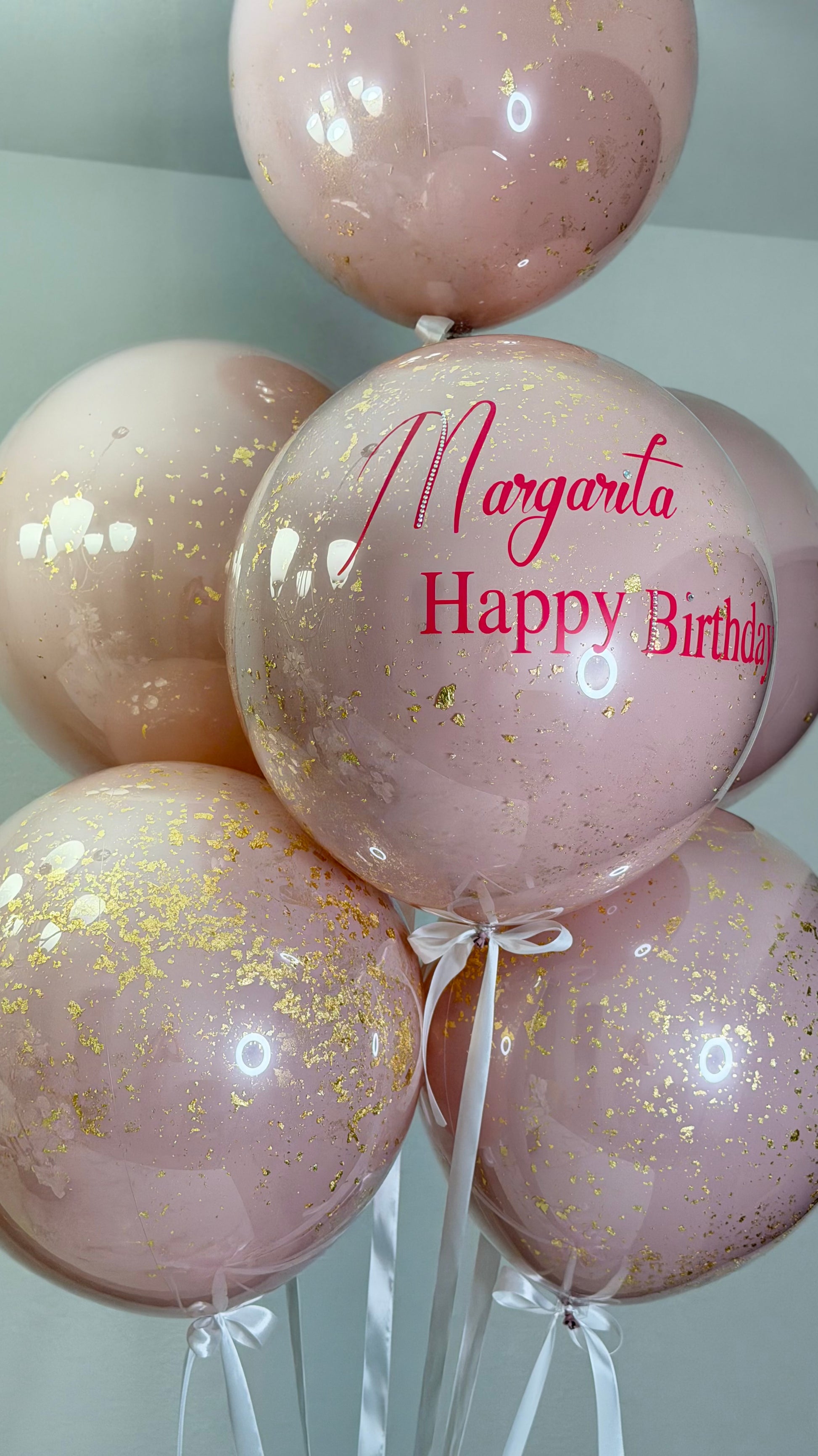 Blush & Gold Elegance Balloon Set πβ¨