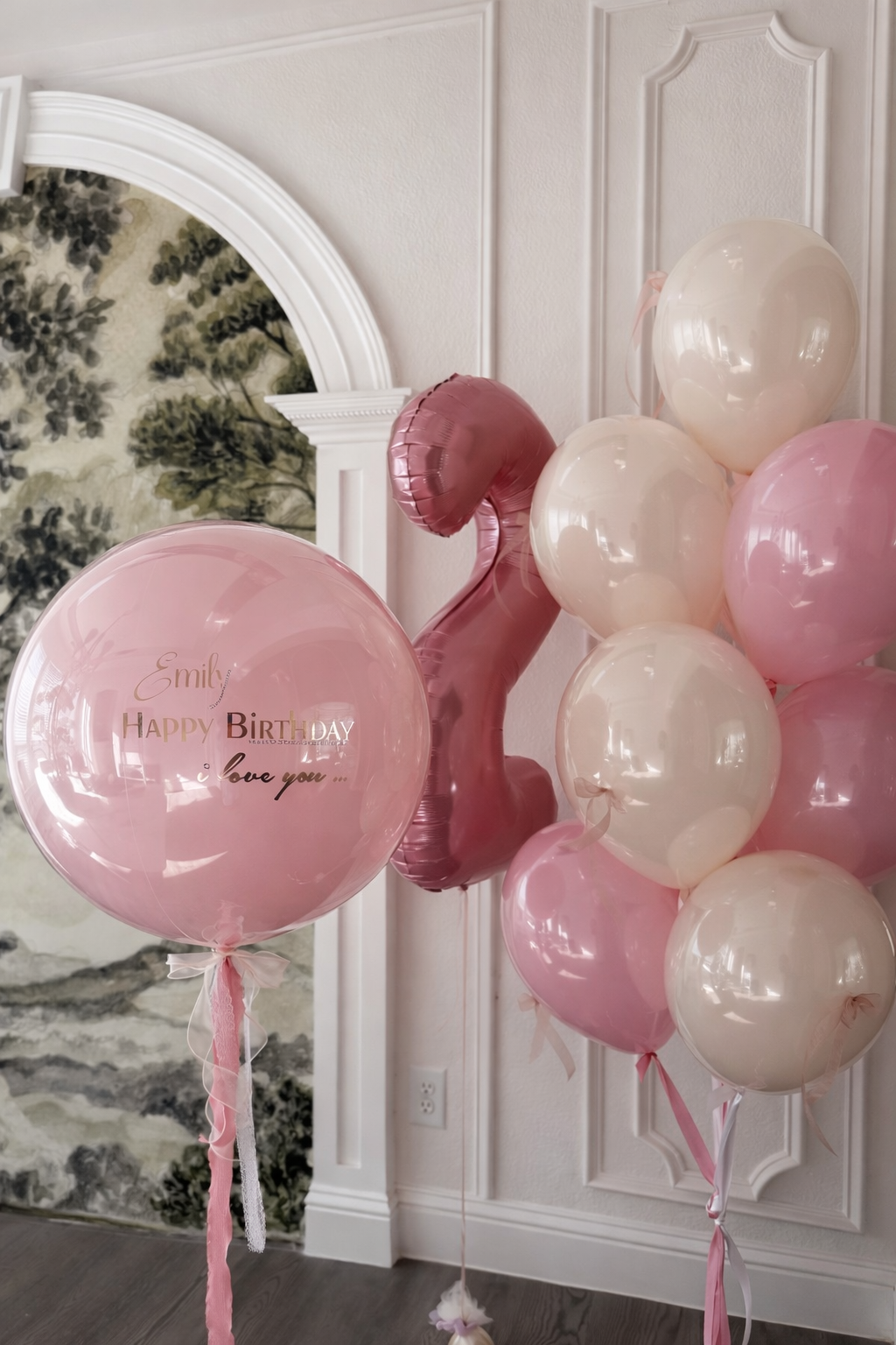 ✨ Personalized Birthday Balloon Set