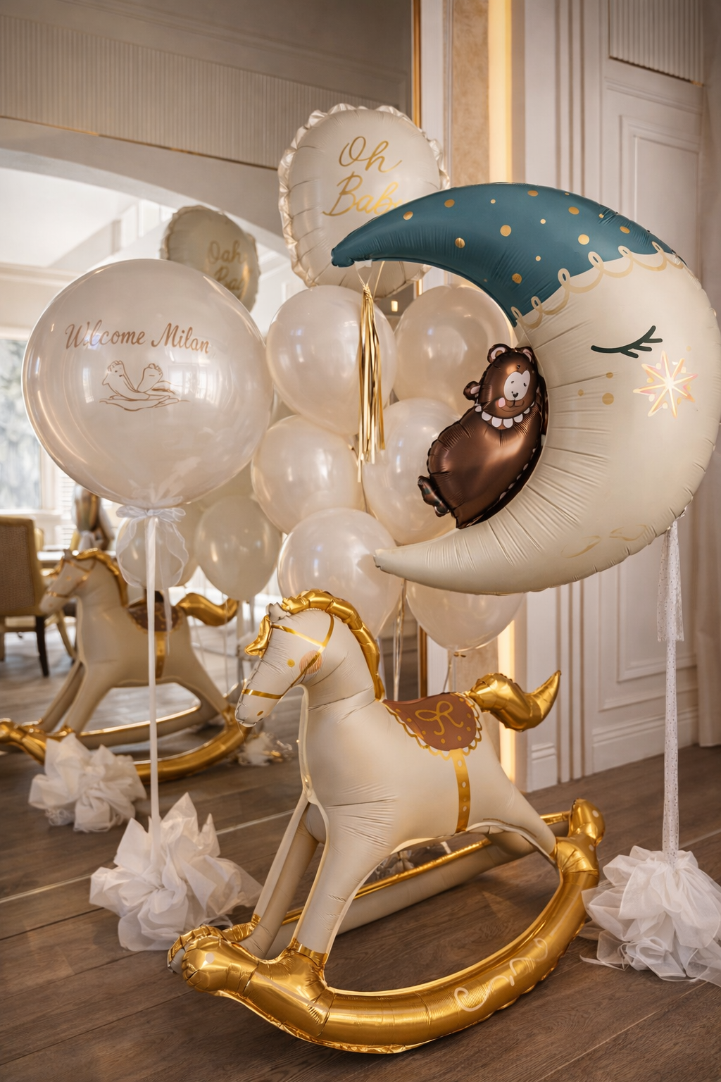 ✨ Oh Baby Luxury Balloon Set