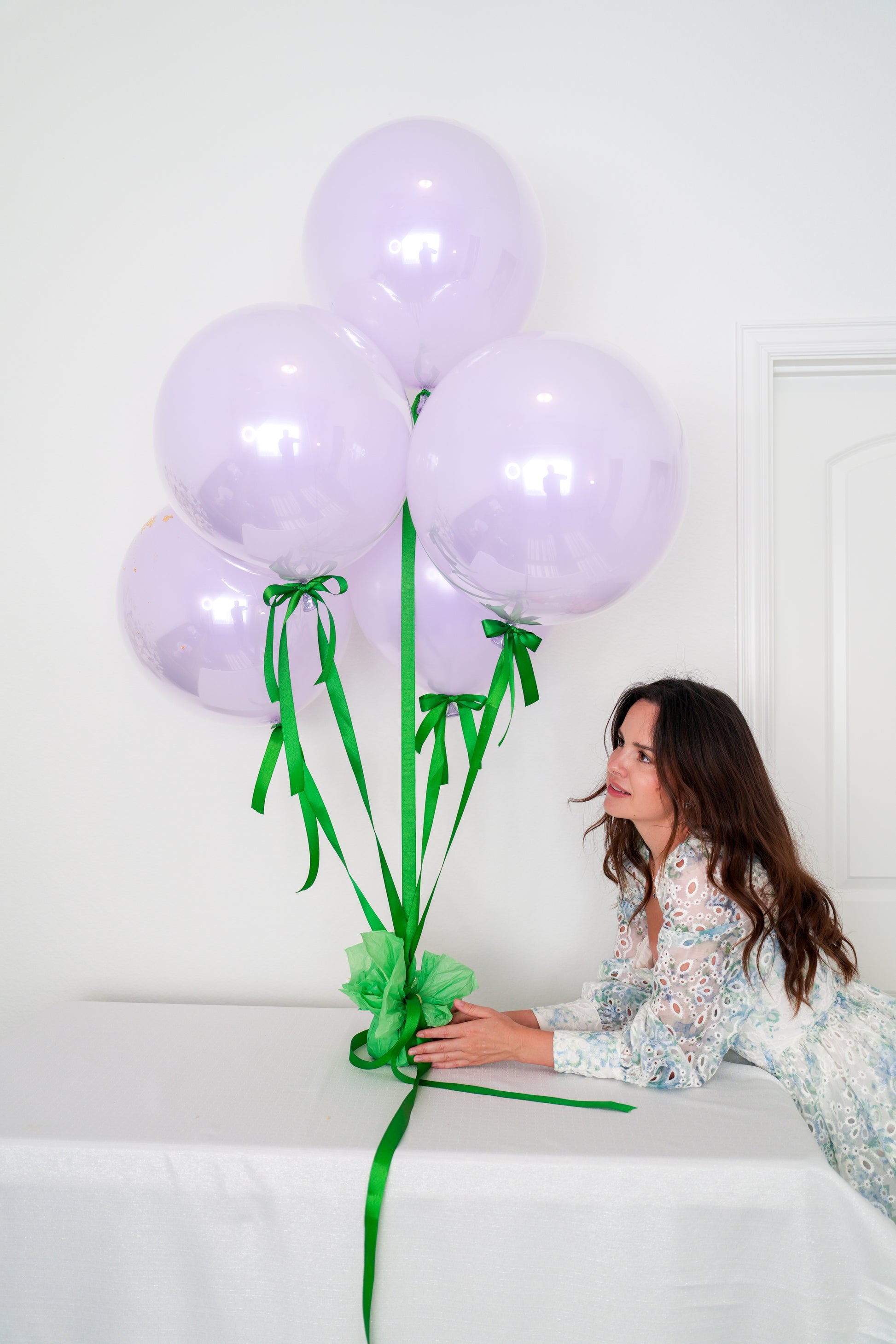 Lavender & Emerald Balloon Set 💜✨💚