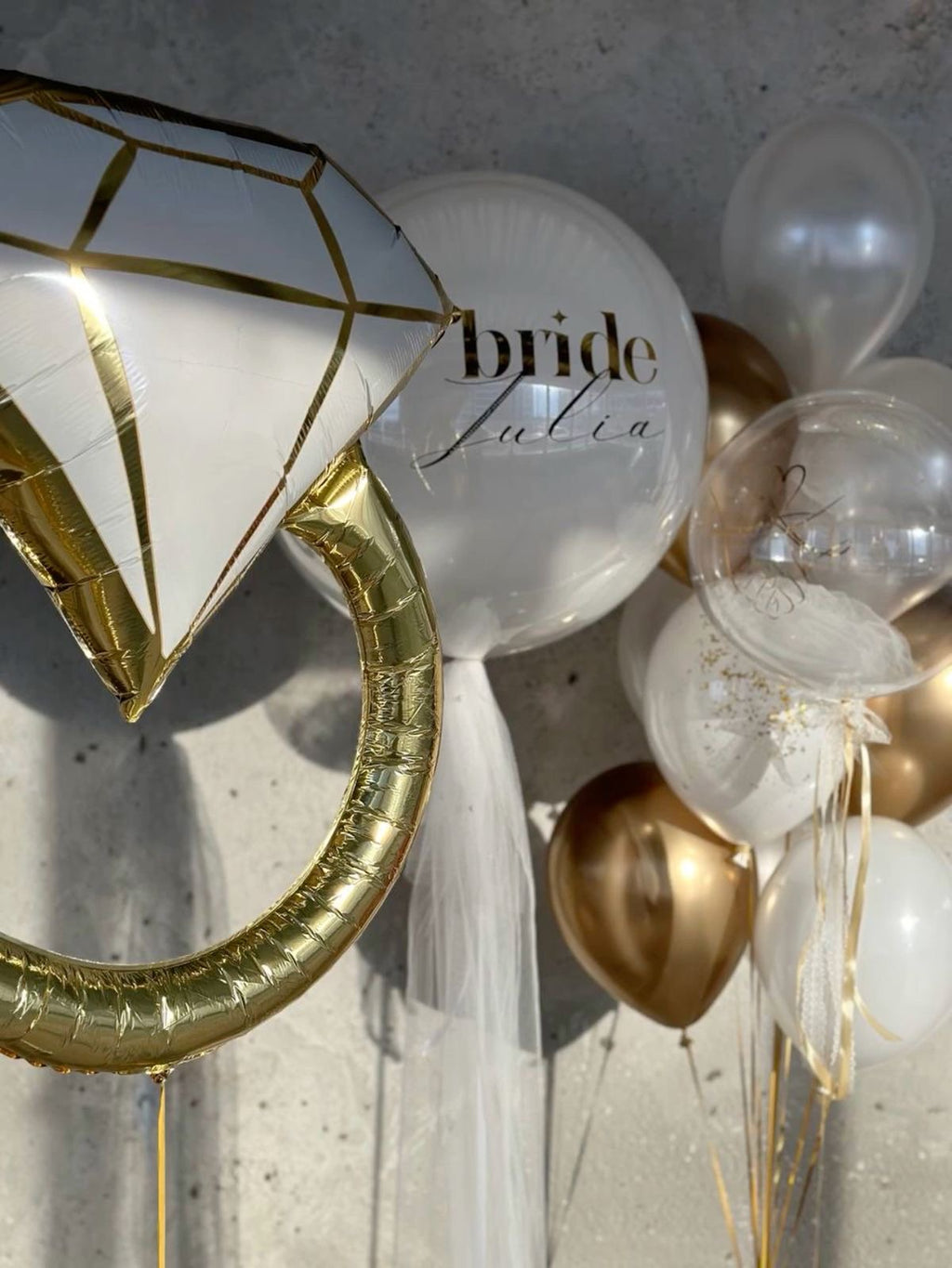 Bride To Be Balloon Set 💍🤍✨