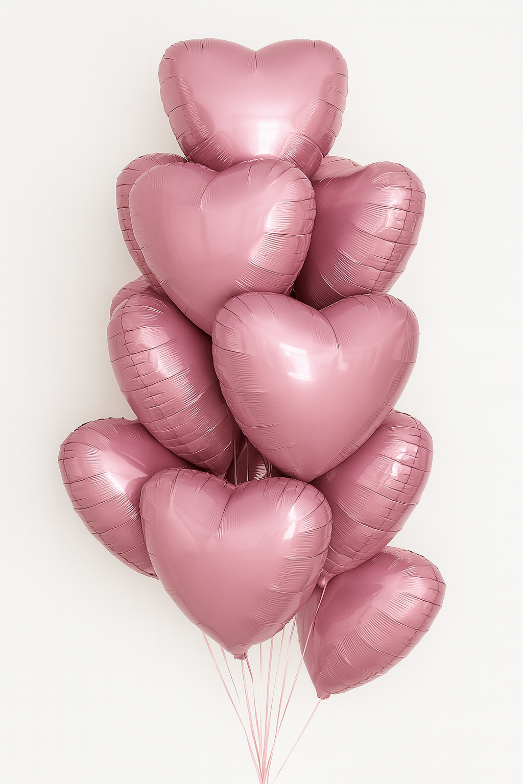 Rosy Hearts Balloon Bouquet