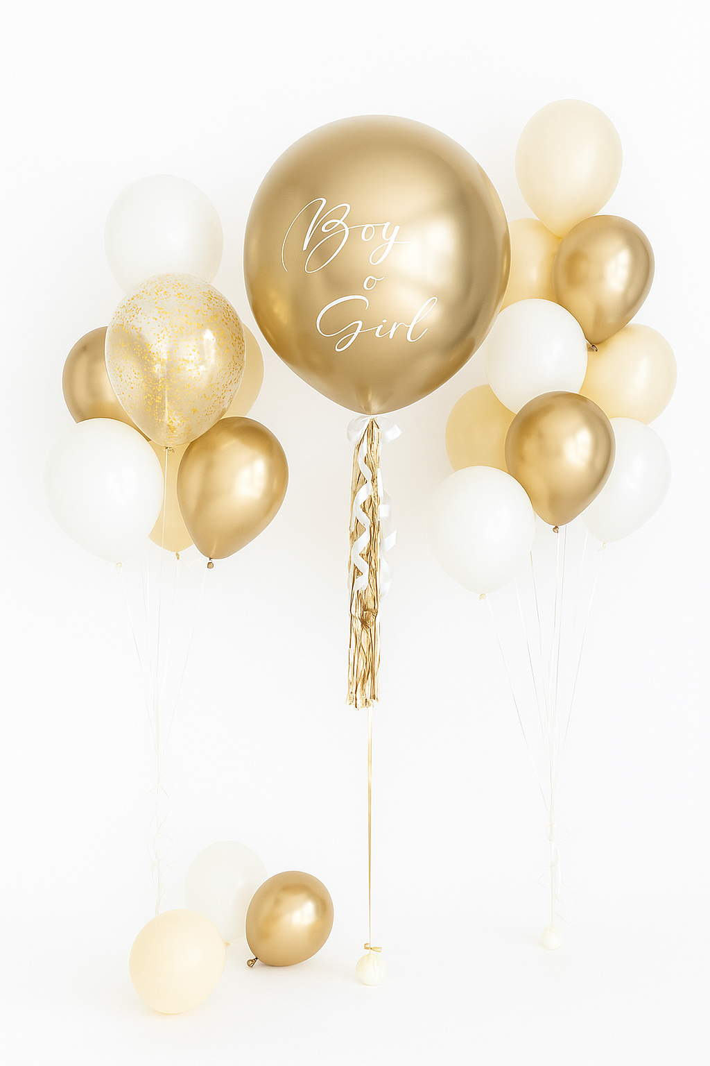 Golden Reveal Balloon Set