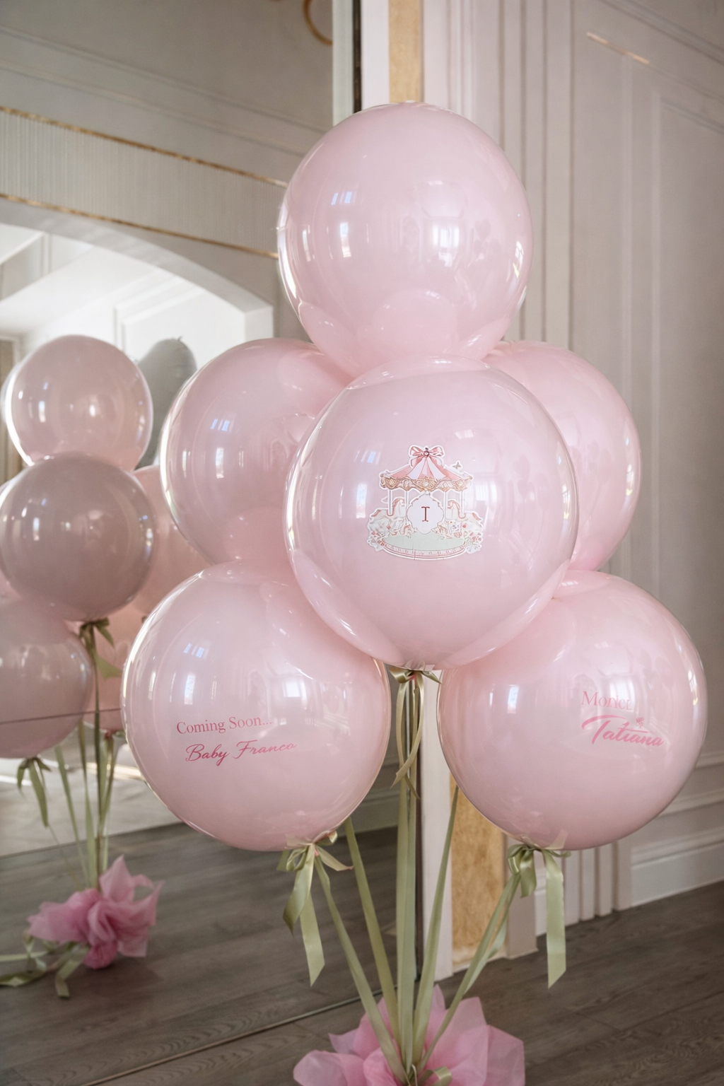 ✨ Blush Bubble Bouquet