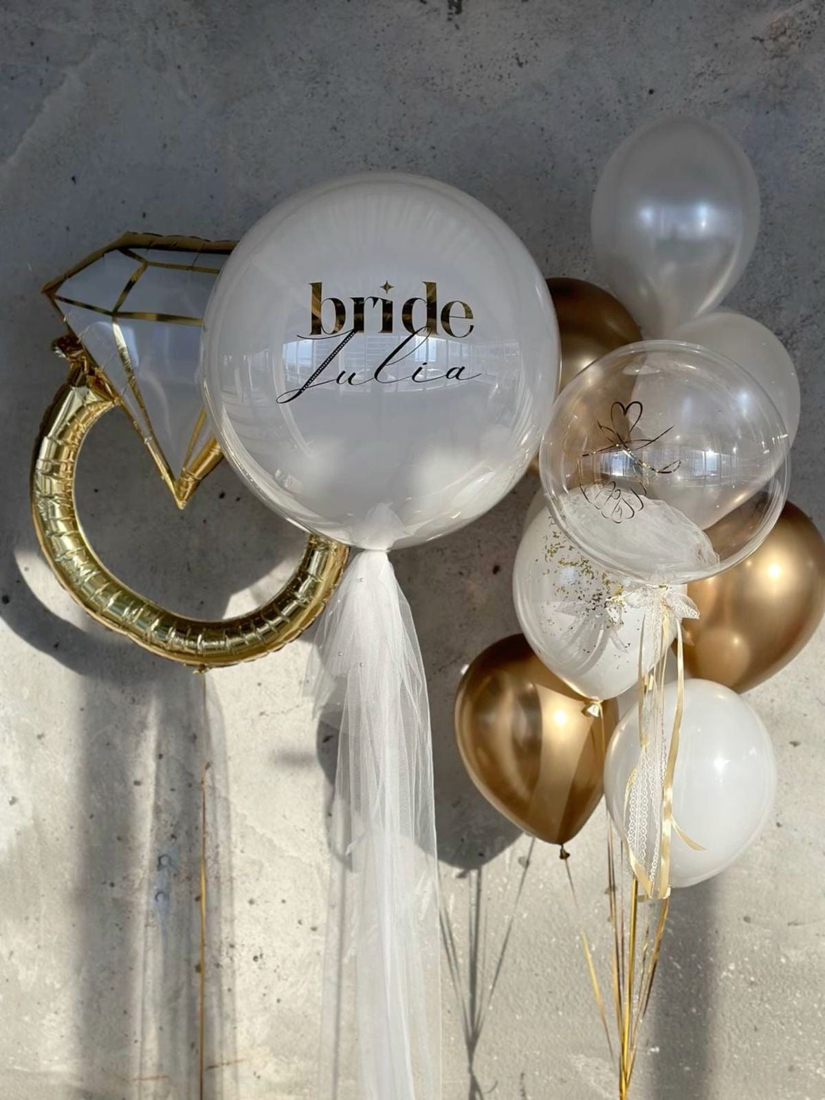 Bride To Be Balloon Set 💍🤍✨