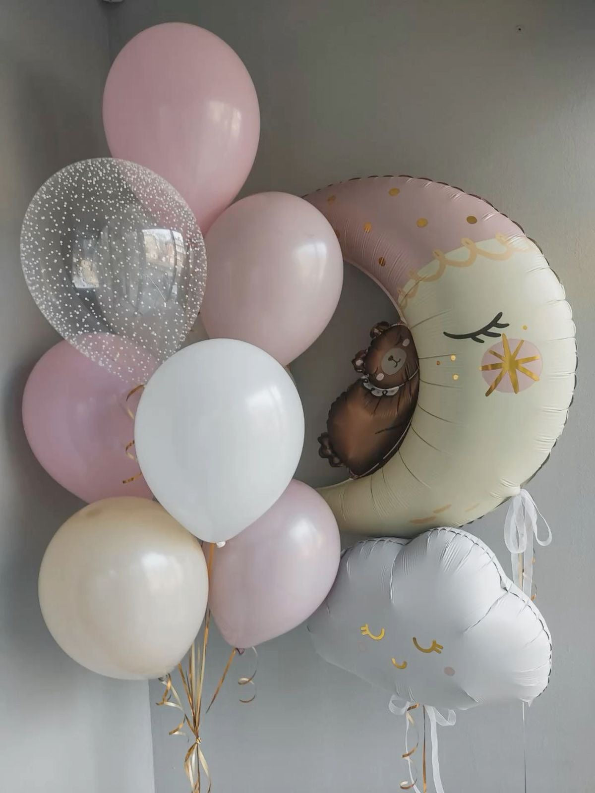 Moon & Cloud Balloon Set 🌙☁️✨