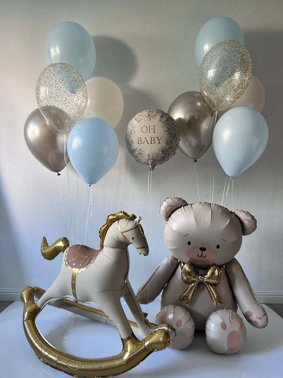 Teddy Bear & Rocking Horse Balloon Set 🧸🐴✨